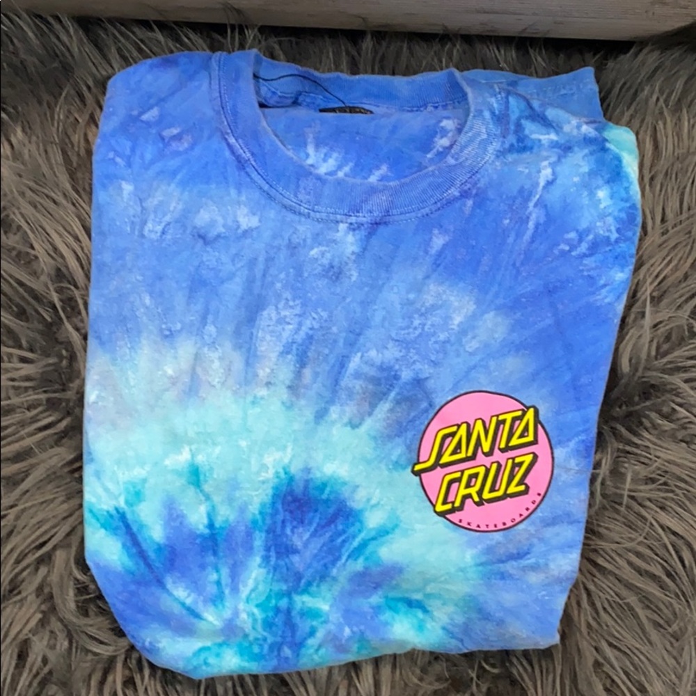 Santa Cruz tie dye t-shirt